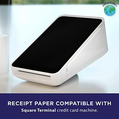Thermal Receipt Printer Paper for Square Terminal by Paper Planet | 30 Rolls | SPD2-01 - Image 3