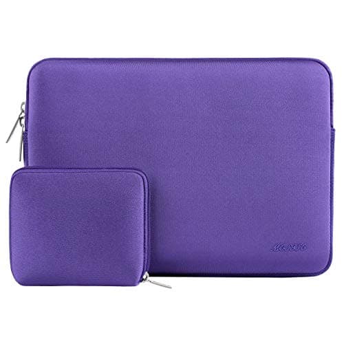 MOSISO Laptop Case 13.3 inch, 13-13.3 inch Laptop Sleeve Bag Compatible with MacBook Air/Pro 13 / Pro 14, HP Dell ASUS Lenovo Notebook, Neoprene Computer Sleeve Bag with Small Case, Ultra Violet - Image 1