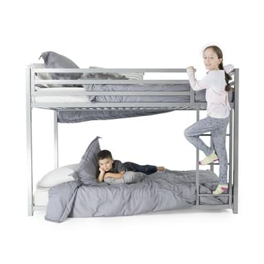 DHP 4306619 Miles Metal Full, Blue Bunk Bed Blue - Image 10