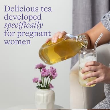 Lansinoh + HotTea Mama Morning Rescue, Pregnancy Morning Sickness Relief Tea, Lemon & Ginger, Caffeine-Free, Sugar-Free, Essentials for Pregnant Women, Includes 14 Tea Sachets - Image 4