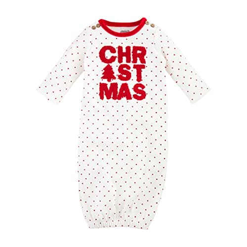 Mud Pie Baby My 1st Christmas Sleeper Gown Set, One Size