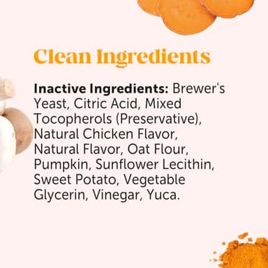 Dog Allergy Itch Relief - Maximum Strength Itch Supplement with Probiotics for Dogs - Immune Support & Skin Relief for Seasonal Allergies - Natural Itchy Skin Paw Relief - (Chicken, 90 Ct) - Image 8