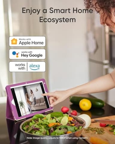eufy Indoor Cam E30, Latest Generation, 4K UHD Security Camera, Pet/Dog/Baby Camera with Phone app, Color Night Vision, Human/Pet Auto Tracking, 360 Pan-Tilt, Works with Homekit - Image 7