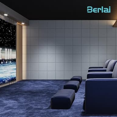 Berlai 15 Pack Acoustic Panels Self Adhesive Sound Proof Foam Panels, 12x12x0.4" High Density Sound Absorbing Panels, Square Acoustic Tiles for Recording Studio Home Theater Office Room(Ash Gray) - Image 6