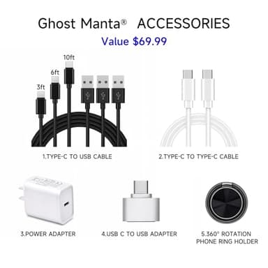 HP 14" Ultralight Student-Laptop, Laptops with 1Yr Office 365, Intel 4-Cores N4120 16GB RAM 320GB Storage (64GB eMMC+256GB Ghost Manta SD Card) Win11 White - Image 2