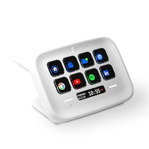 Elgato Stream Deck Neo – 8 Customizable Keys, 2 Touch Points, Speed Through Tasks & Workflows - Control Word, Excel, PowerPoint, Teams, Zoom, Spotify and more, Drag-’n-Drop Setup - Works with Mac & PC - Image 1