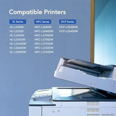 TN660 Toner Cartridge Replacement Compatible for Brother TN 660 TN-660 TN630 High Yield to use with HL-L2380DW HL-L2320D HL-L2340DW DCP-L2540DW MFC-L2700DW MFC-L2720DW Printer (Black, 4 Pack) - Image 2