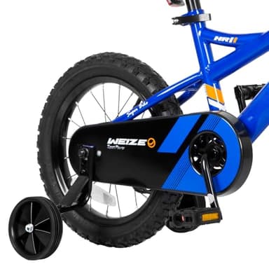 WEIZE Kids Bike, 14 Inch Children Bicycle for Boys Girls Ages 3-5 Years Old, Rider Height 35-42 Inch, Coaster Brake, Blue - Image 6