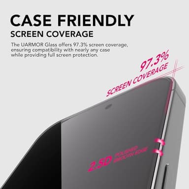 Upcommon UARMOR Glass 3 Pack Clear Screen Protector & 1 Pack Camera Lens Protector for [ iPhone 15 ] 9H Tempered Glass with Easy Installation Kits (3+1 Pack) - Image 7