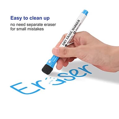 Comix Dry Erase Markers, Fine Tip Whiteboard Magnetic Markers with Eraser Cap, 36 Bulk 12 Colors Low Odor Markers for Kids Teachers - Image 6