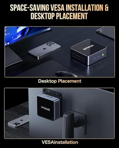 GMKtec Mini PC Intel Core i7-1195G7 (up to 5.0 GHz) 16GB DDR4 1TB SSD Desktop Mini Computers WiFi 6, BT 5.2/ DP, HDMI/RJ45 2.5G/USB4.0 - Image 8