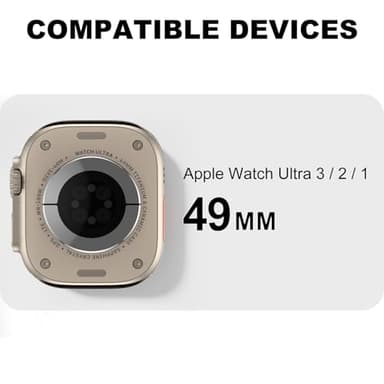 XYF Rugged men Sport Silicone Band Compatible for Apple Watch Ultra 49mm with Metal Bumper Case, Sport strap with Cases Screen Protector for iWatch Ultra 3/2/1 (49mm,Black/Gold) - Image 2