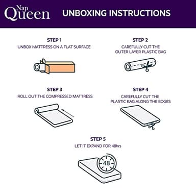 NapQueen 3 Inch Swirl Egg-Shell Cooling Gel Memory Foam Mattress Topper, CertiPUR-US Certified, Twin,Blue - Image 9