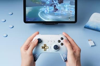8Bitdo Ultimate 2.4G Wireless Controller for PC, Android, Steam Deck, and Apple - Chongyun Edition (Officially Licensed by Genshin Impact) - Image 7