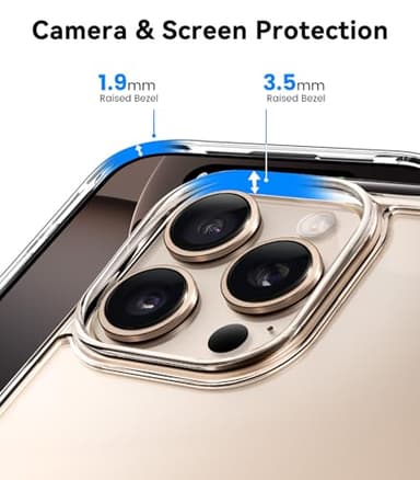 Mkeke for iPhone 16 Pro Max Case Magnetic Clear, Compatible with MagSafe, Military-Grade Protection, Phone Bumper for Apple 6.9 inch 2024 - Image 5