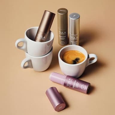 TULA Skin Care ‘Spresso Energizing Eye Balm, Gold Glow - Energizing & Hydrating Caffeine Under Eye Treatment for Dark Circles, Portable and Perfect to Use On-the-go, 0.35 oz. - Image 8