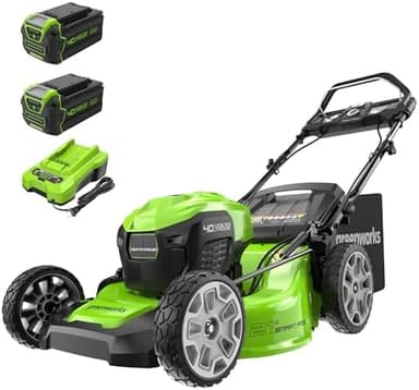 Greenworks 40V 21" Brushless Cordless (Smart Pace / Self-Propelled) Lawn Mower (75+ Compatible Tools), (2) 4.0Ah Batteries and Charger Included - Image 3