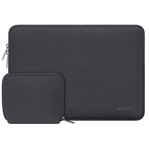 MOSISO Laptop Case 16 inch, 15-15.6 inch Laptop Sleeve Bag Compatible with MacBook Pro 16 inch, HP, Acer, Dell, Lenovo, ASUS Notebook, Neoprene Computer Sleeve Bag with Small Case, Space Gray - Image 1