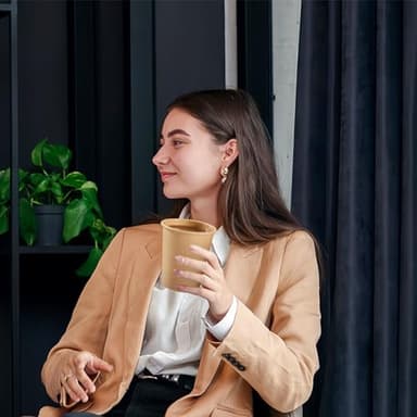 SIUQ 400 Pack 8 oz Kraft Paper Cups, Unbleached Disposable Paper Coffee Cups, Thickened Hot/Cold Beverage Drinking Cup for Party, Home, Cafes, Bistros, Businesses (Brown) - Image 5