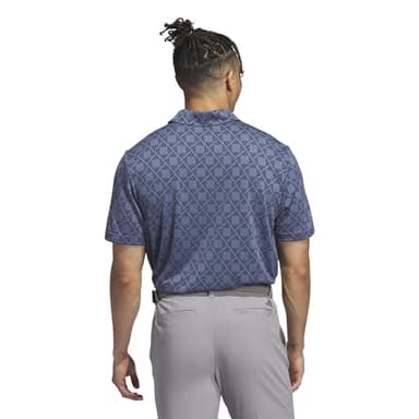 adidas Golf Men's Ultimate365 Tour Heat.Rdy Jacquard Polo, Collegiate Navy, X-Large - Image 2