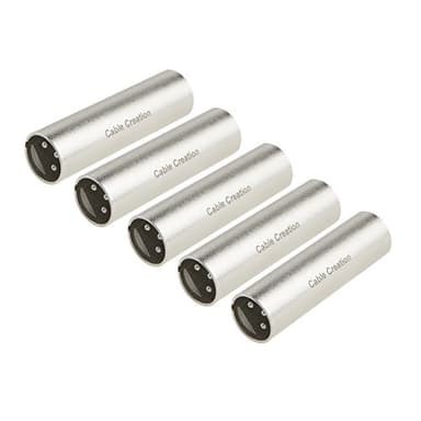 CableCreation XLR Male to Male, [5-Pack] XLR 3 Pin Male to 3 Pin Male Microphone Line Adapter - Image 4