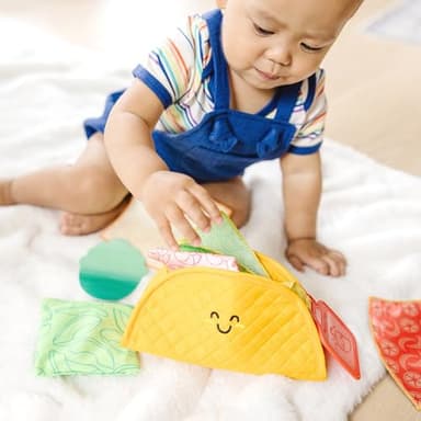 Melissa & Doug Multi-Sensory Soft Taco Fill & Spill Infant Toy - Sensory Toys For Babies, Baby Taco Toy, Baby Toys For Ages 6 Months And Older - Image 7
