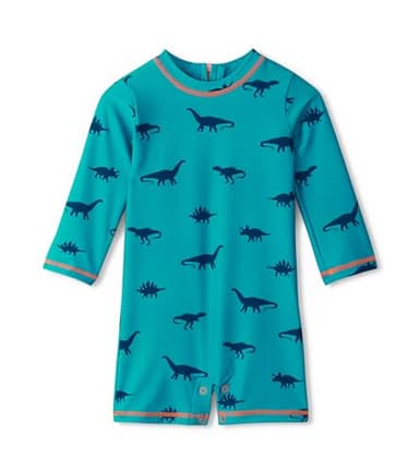 Hatley Baby Boys One-Piece Rashguard, Silhouette, 18-24 Months - Image 1