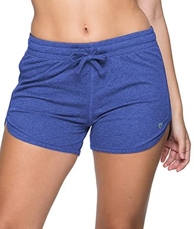 COLOSSEUM Active Women's Simone Cotton Blend Yoga and Running Short (Royal, Small) - Image 2