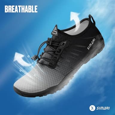 SIMARI Water Shoes for Women Men - Barefoot Quick-Dry Aqua Socks | Lightweight Swim Shoes for Surfing, Swimming, Beach Sports, Kayaking, Diving | Non-Slip Design - Image 4