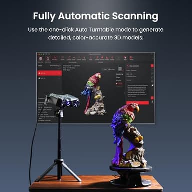 Revopoint MetroX 3D Scanner for 3D Printing, Handheld 3D Printer Scanner Blue Laser Scan, Metrology-Grade Precision 0.01mm for Metal Dark Object, Up to 60fps Speed, Support Windows macOS, Advanced - Image 9