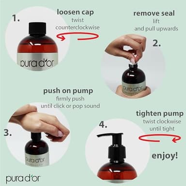 PURA D'OR 16 Oz ORGANIC Sweet Almond Oil - 100% Pure & Natural USDA Certified Cold Pressed Carrier Oil For DIY Beauty - Non-Greasy, Unscented, Hexane Free Moisturizer - Massage Oil For Hair & Skin - Image 7