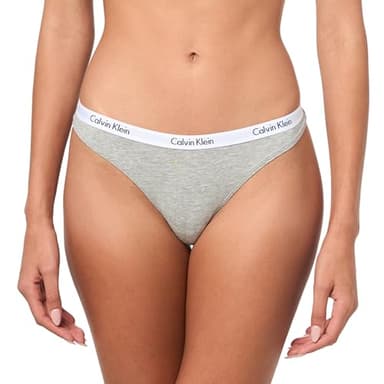 Carousel Logo Cotton Stretch Thong Panties, Multipack - Image 2