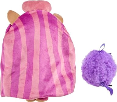 Monster High Plush Doll Set, Ghoul N Go Clawdeen Wolf 6.5-inch Plushie with Pet Dog Crescent and Kid-Sized Backpack - Image 4