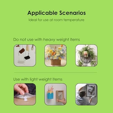 1000 Pcs | 500 Pairs | 0.59inch Diameter | 100% Nylon | Hook and Loop Fastener Self Adhesive Strong Round Circle Sticky Sticker Dots for Arts and Crafts School Classroom Home and Office Use, White - Image 5