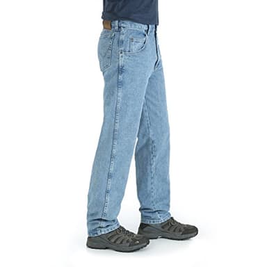 Wrangler mens Relaxed Fit Jeans, Vintage Indigo, 38W x 34L US - Image 3