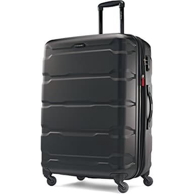Samsonite Omni PC Hardside Expandable Luggage with Spinner Wheels, Black, 3-Piece Set (20/24/28) - Image 4