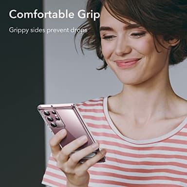 ESR for Samsung Galaxy S22 Ultra Phone Case, 3 Stand Modes Kickstand for S22 Ultra Cover, Military-Grade Drop Protection, Slim Fit, Boost Series Case, Clear - Image 9