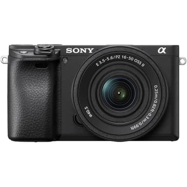 Sony a6400 Mirrorless Camera with 16-50mm f/3.5-5.6 II Lens (Black) (ILCE6400KB) + 64GB Memory Card + NP-FW50 + Camera Bag + Charger + Flexible Tripod + Cleaning Kit + HDMI Cable + More (Renewed) - Image 2