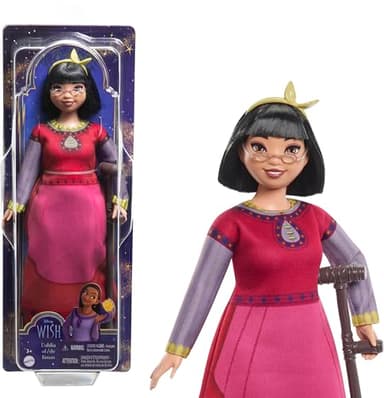 Mattel Disney Wish Toys, Dahlia of Rosas Posable Fashion Doll with Removable Clothes & Accessories, Inspired by the Movie - Image 1
