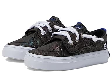 Sperry Kids Footwear Crest Vibe Jr Sneaker, Black, 11 US Unisex Little Kid - Image 1