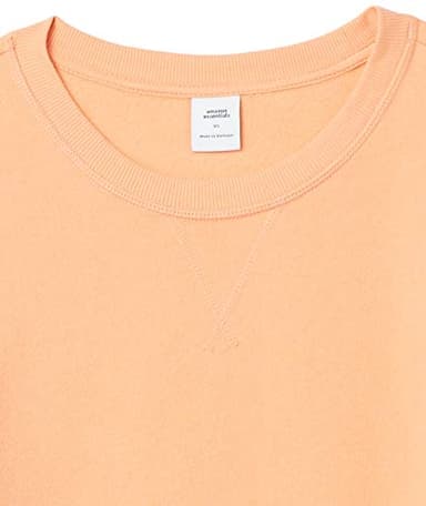 Amazon Essentials Women's Fleece Crewneck Pullover Sweatshirt (Available in Plus Size), Melon Orange, XX-Large - Image 9