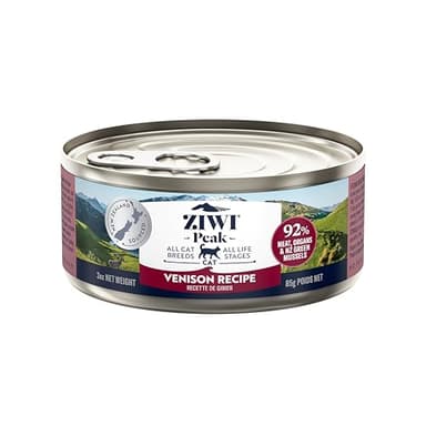 ZIWI Peak Wet Cat Food – All Natural, High Protein, Grain Free, Limited Ingredient, with Superfoods (Venison, Case of 24, 3oz Cans) - Image 1