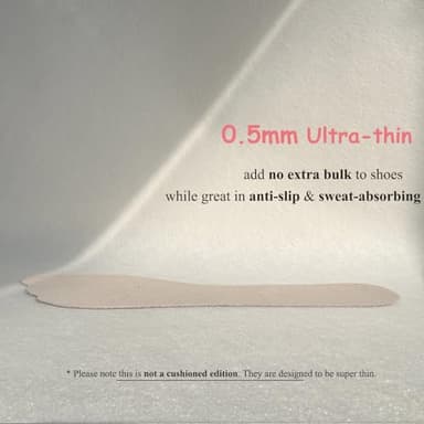 2 Pairs Pigskin Non-Slip High Heel Inserts, Ultra-Thin Adhesive Barefoot Sandal Inserts, New Lengthened 3/4 Weight Shifting Insoles for Dress Shoes, Flats and Boots - Image 5