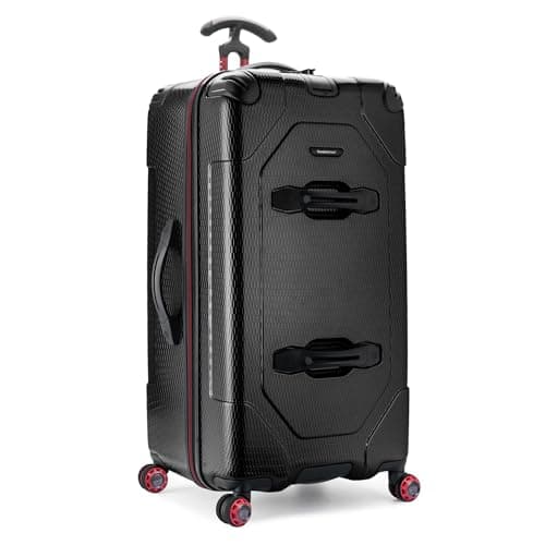 Traveler's Choice Maxporter II Hardside Spinner, TSA Lock, Black, 30" Trunk Luggage - Image 1