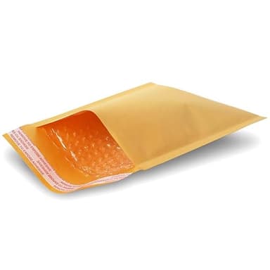 Kraft Bubble Mailers [500 Pack] Shipping Mailing Packing Padded Envelopes #0 (6" x 9") - Image 2