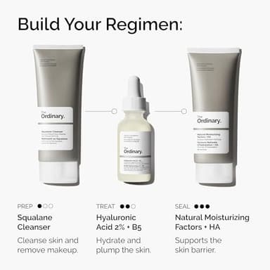 The Ordinary Hyaluronic Acid 2% + B5 (with Ceramides), Multi-Depth Hydration Serum for Plumper, Smoother Skin, 1 Fl Oz - Image 5