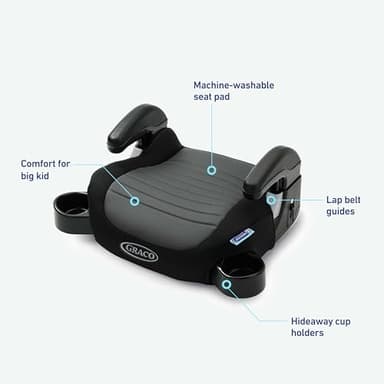 Graco TurboBooster 2.0 Backless Booster Car Seat, Denton - Image 6