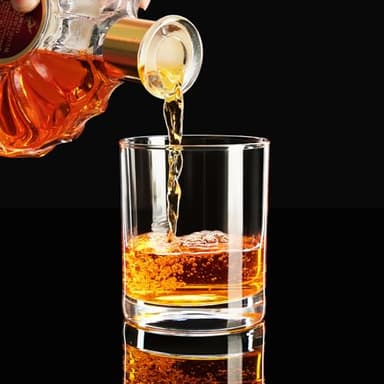 Fruit Punch Whiskey Glasses Set of 2, 10 OZ Old Fashioned Glass, Whiskey Glasses in Bar and Party, Rocks Glasses, Bourbon Glass, Liquor Vodka, Whiskey Gifts for Men, Gift for Men, Christmas Gift - Image 3