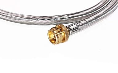 DOZYANT 6 Feet Stainless Braided Hose Adapter With Tank Gauge, 1 lb to 20 lb Propane Converter for Stove, Tabletop Grill and More 1lb Portable Appliance - Image 5