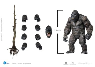 Hiya Toys Kong: Skull Island – Kong Exquisite Series Non-Scale Action Figure - Image 4